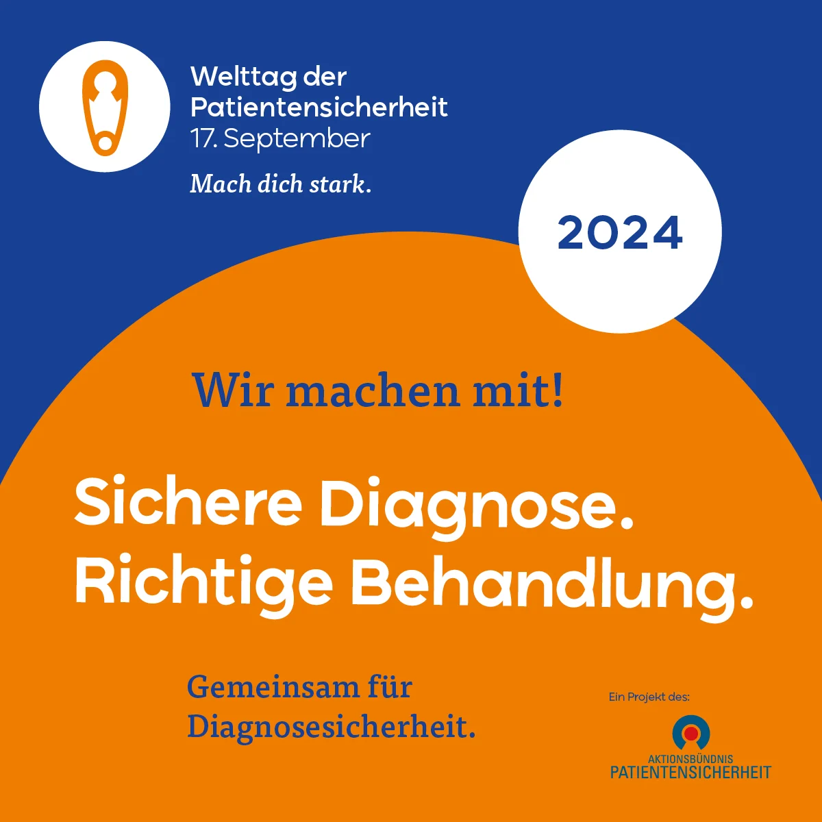 World Patient Safety Day 2024 World Patient Safety Day 2024 under the motto “Secure Diagnosis. Correct Treatment. Together for Diagnostic Safety.”