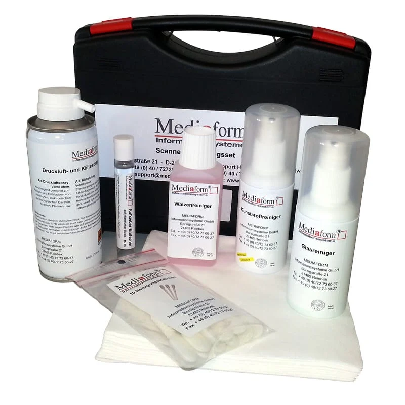 Scanner cleaning kit Image Scanner cleaning kit in case